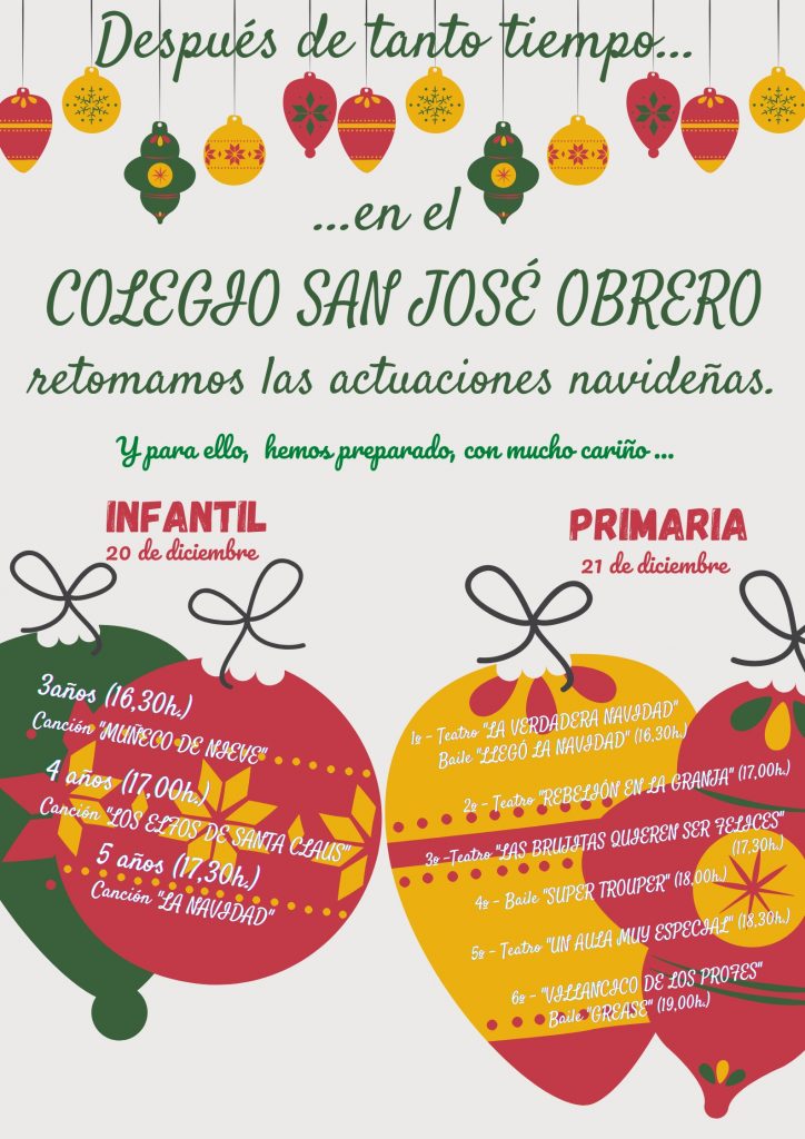 PROGRAMA NAVIDEÑO - Colegio San Jose Obrero